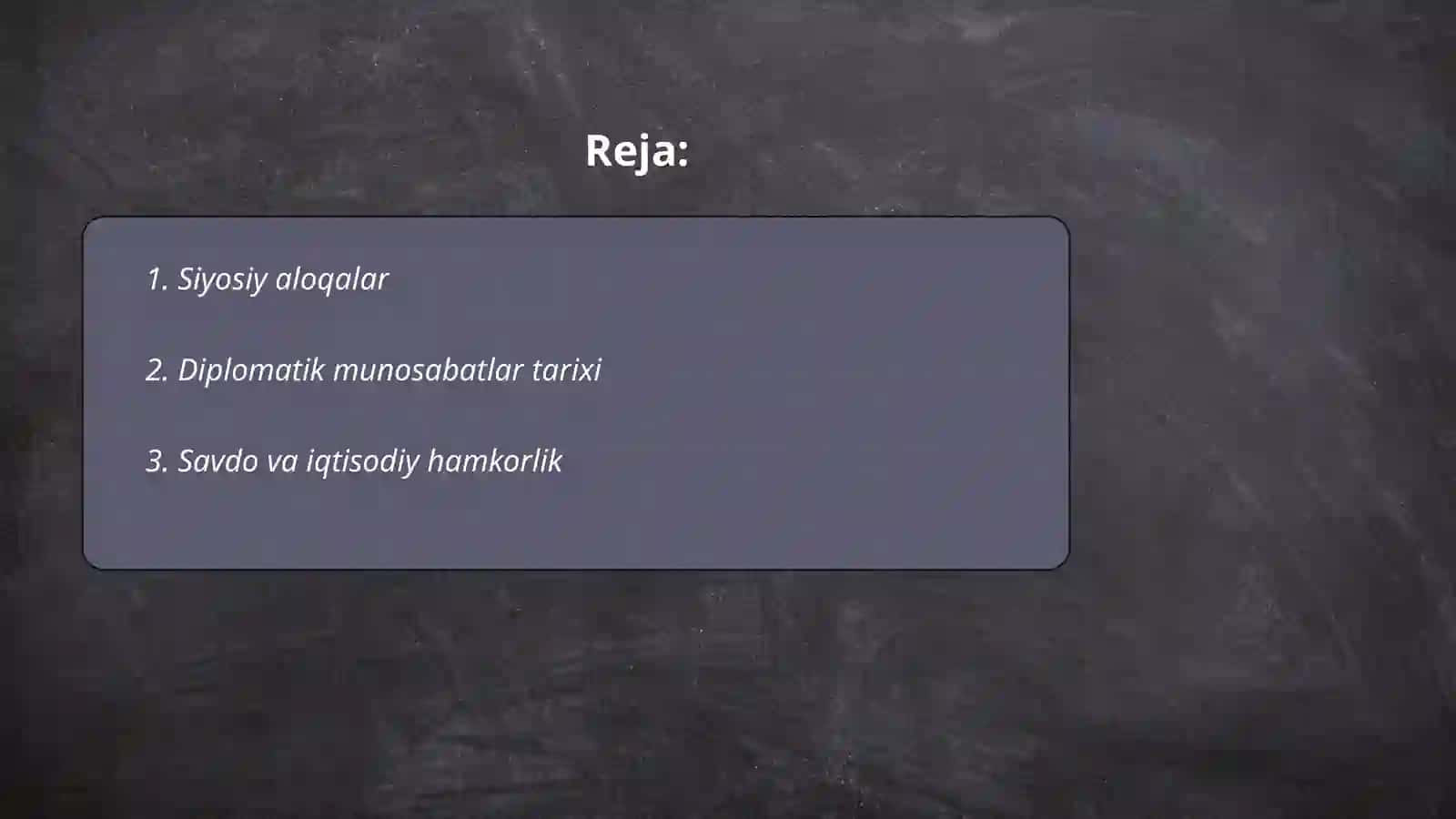 Oʻzbekiston va Chexiya davlatlarining munosabatlari 2