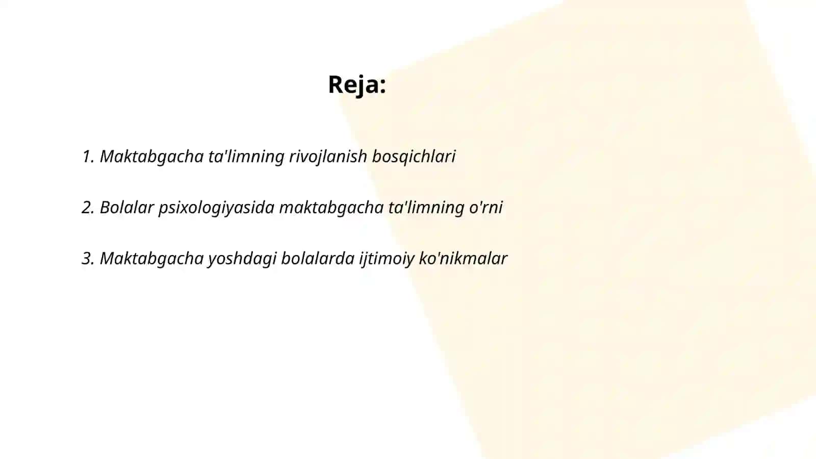 Maktabgacha ta'lim konsepsiyasi 2
