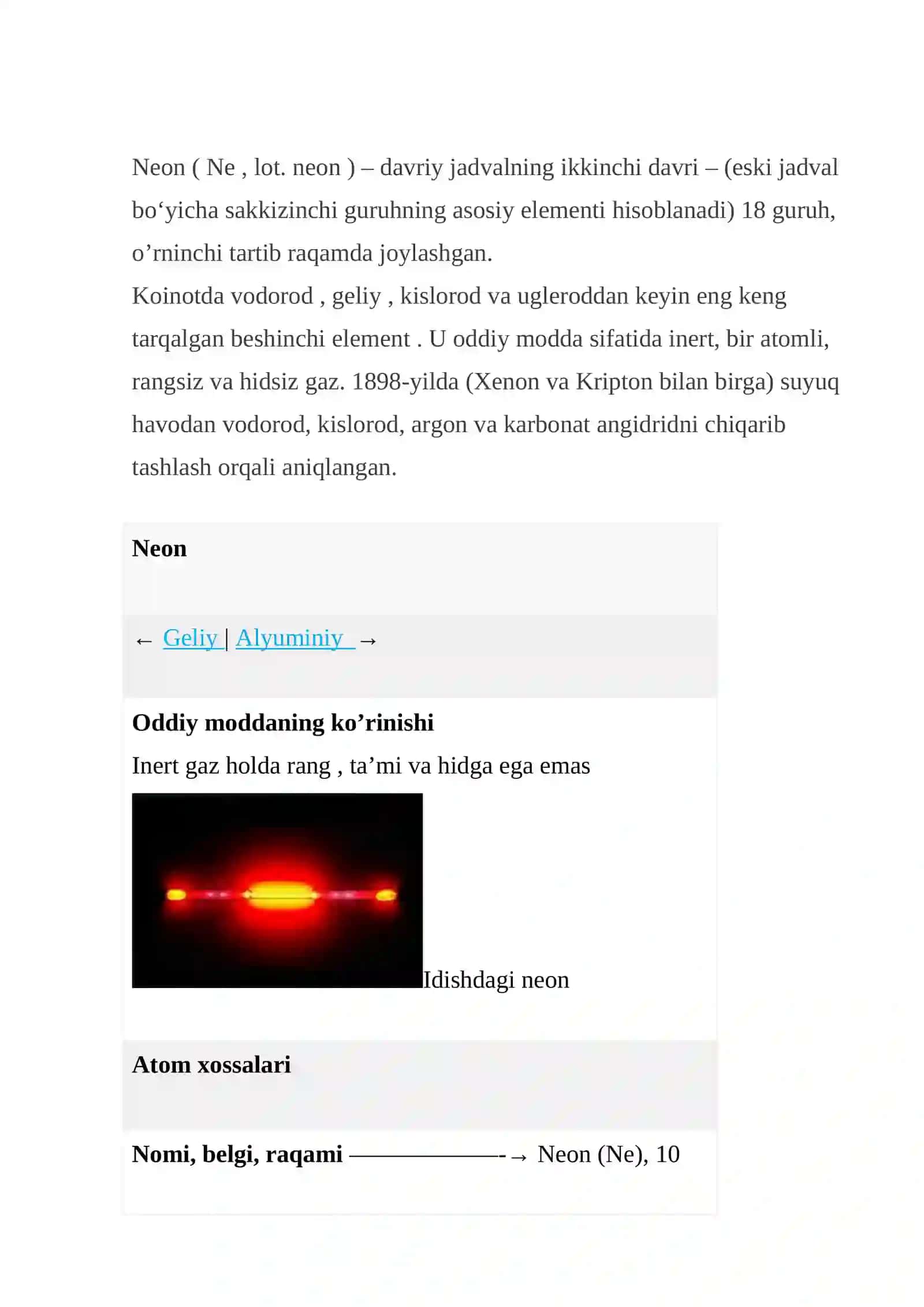Neon elementi 2