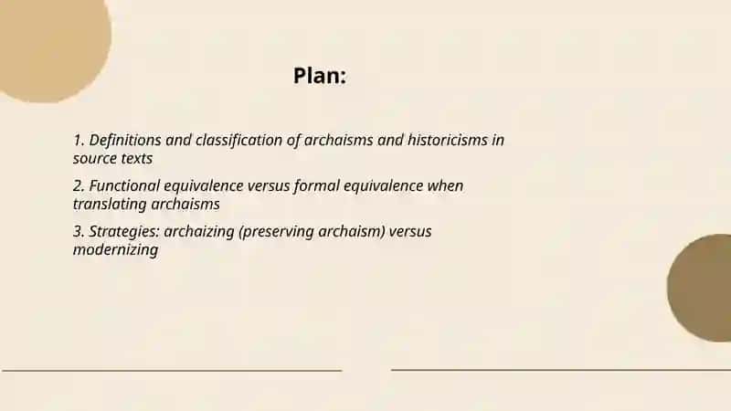 Translation Techniques of Archaisms and Historicisms 2