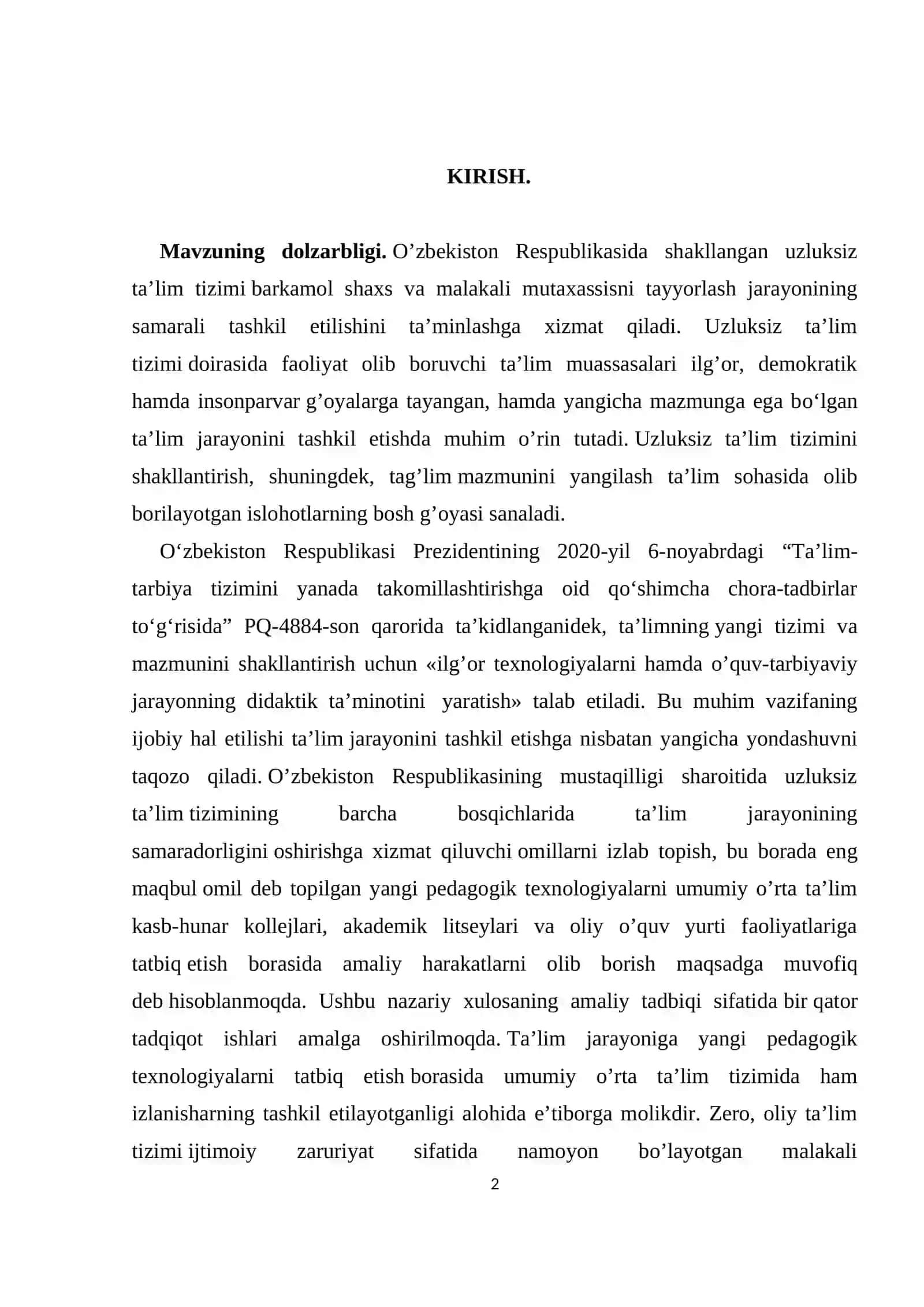 QAVSLI IFODALAR QATNASHGAN TOPSHIRIQLAR USTIDA ISHLASH 2