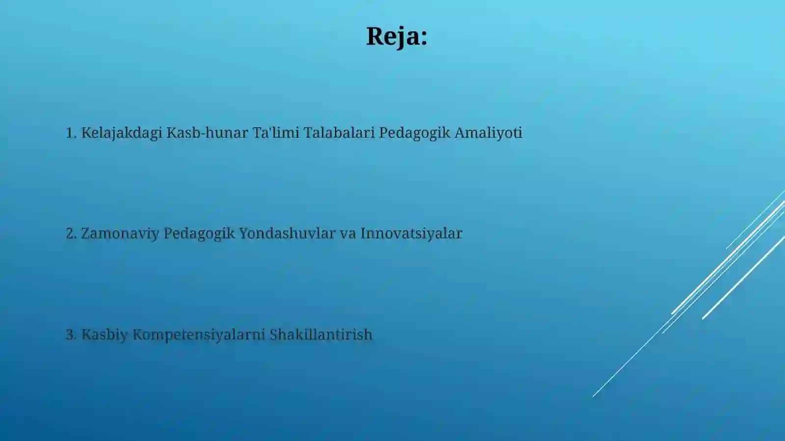 Kelajakdagi Kasb-hunar Ta'limi Talabalari Pedagogik Amaliyoti 2