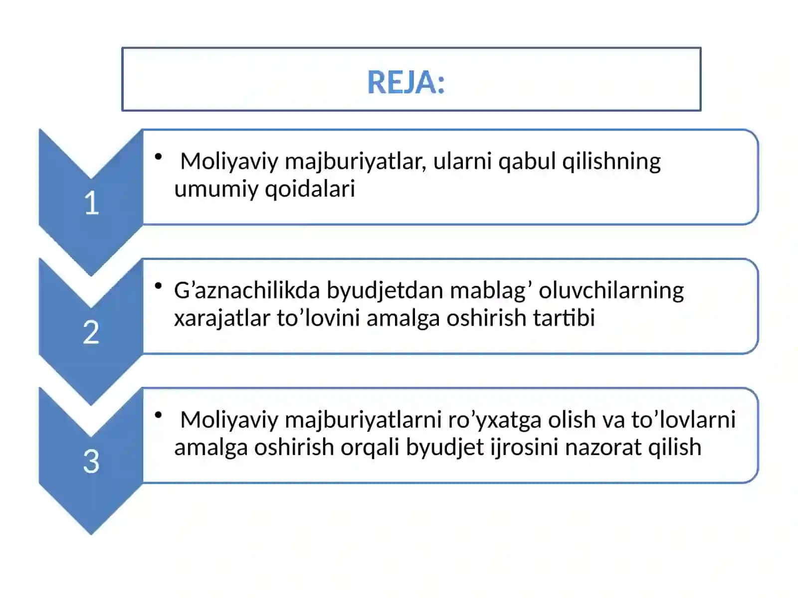 G’aznachilikida moliyaviy majburiyatlar 2