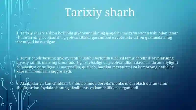 Temir Saqlovchi Dori Vositalarni Qiyosiy Tahlili 2