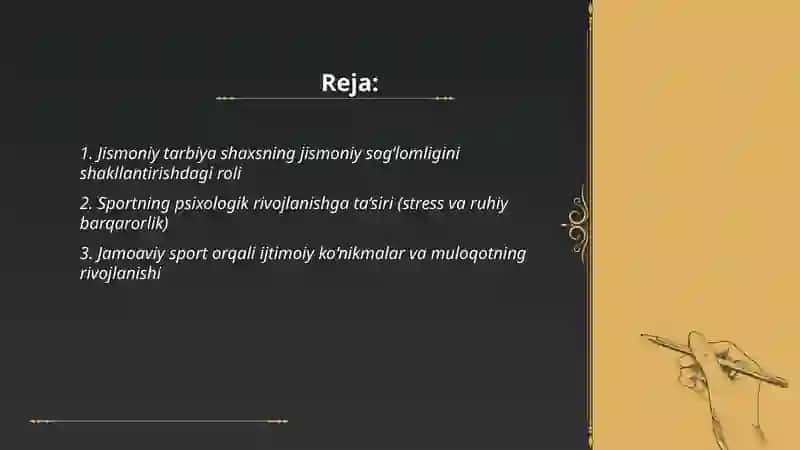 Shaxs shaklanishida jismoniy tarbiya va sportning ahamyati 2