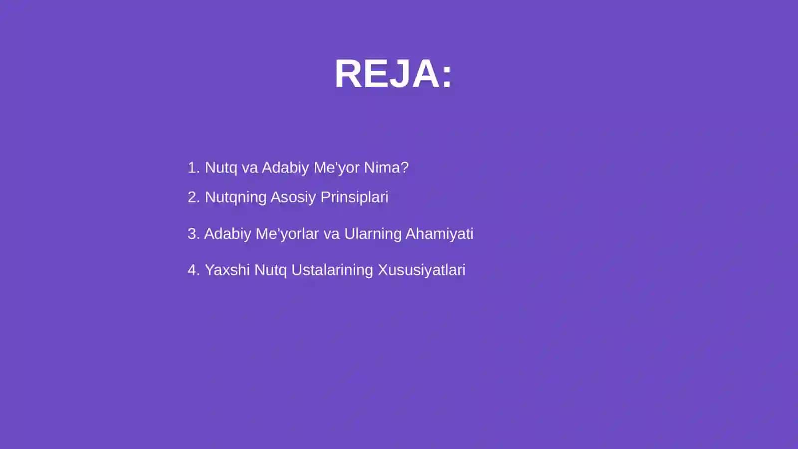 Nutq va adabiy meyor 2
