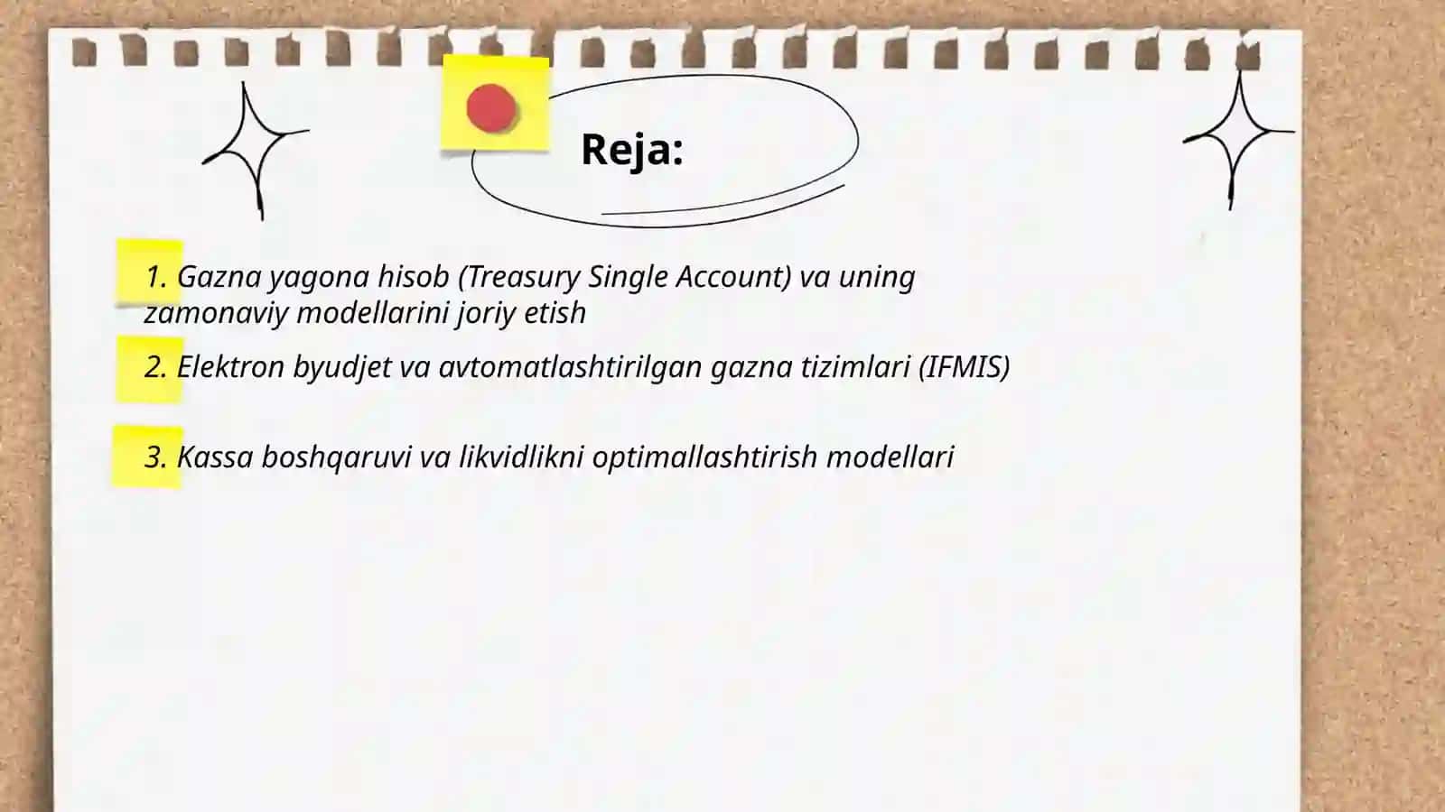 Davlat byudjeti gazna ijrosining zamonaviy modellari 2