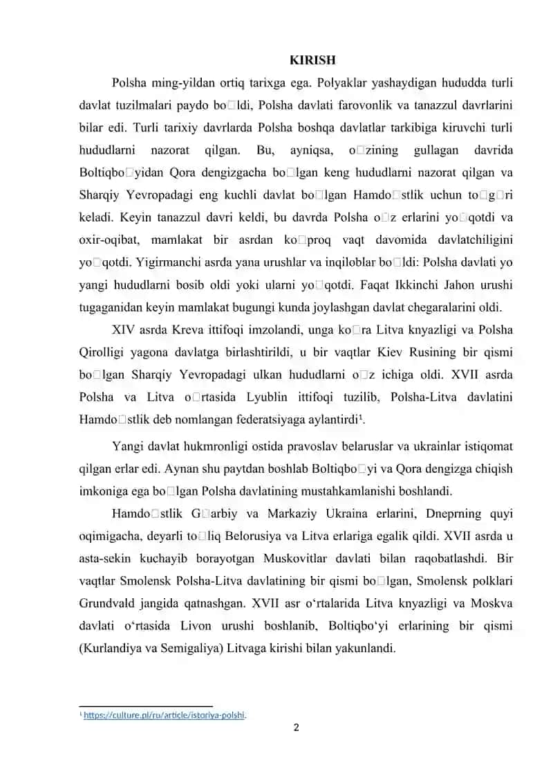 POLSHA XVII ASR IKKINCHI YARMI VA XIX ASR BOSHLARIDA 2