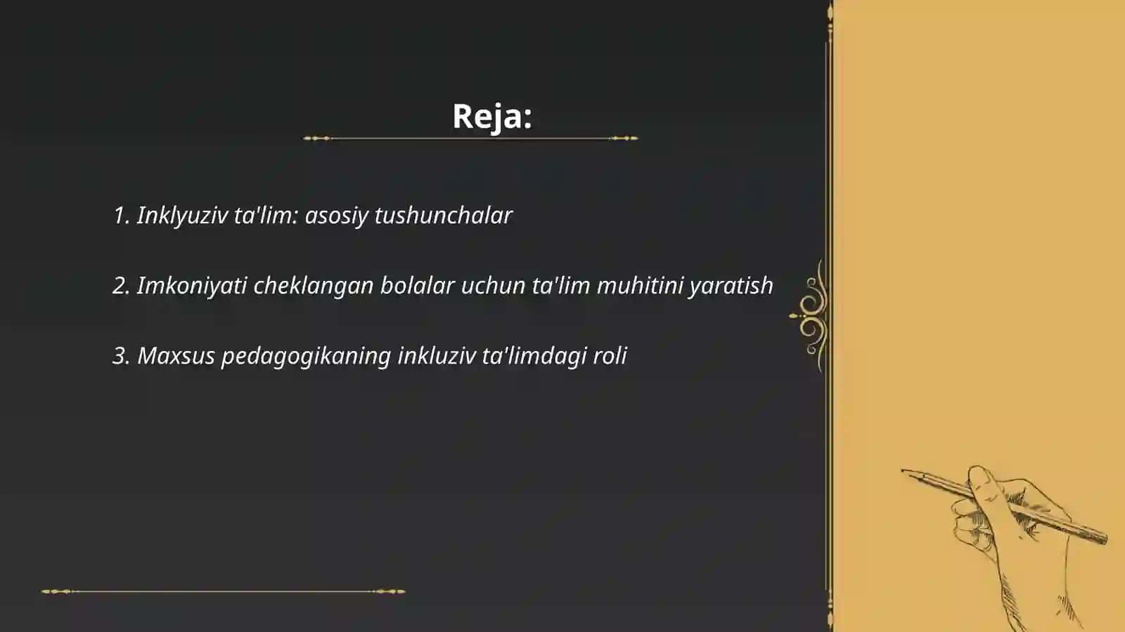 Imkoniyati cheklangan bolalarni inklyuziv talim va tarbiyalash konsepsiyasini o’rganish 2