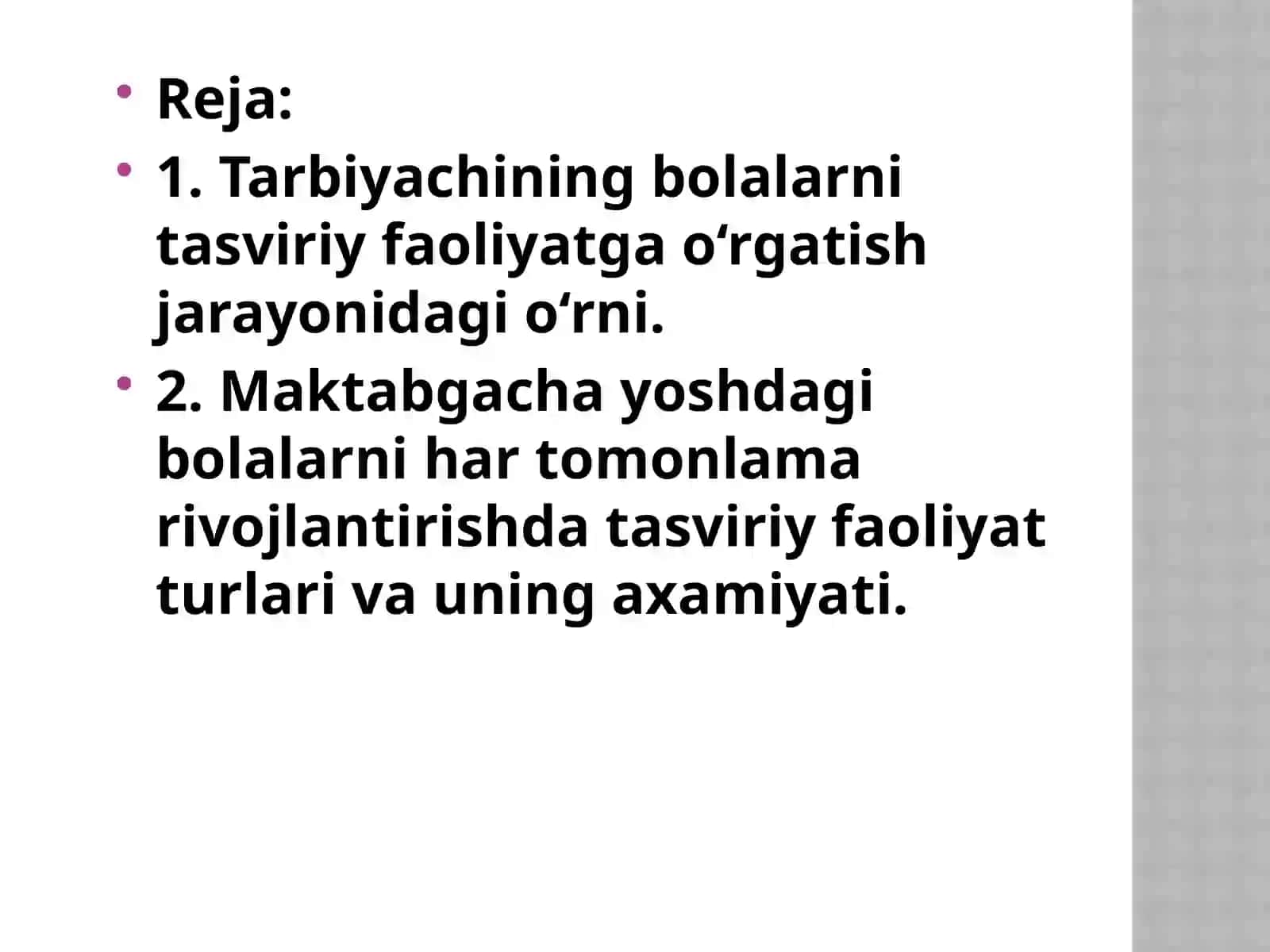 Tarbiyachining bolalarni tasviriy faoliyatga o‘rgatish jarayonidagi o‘rni 2