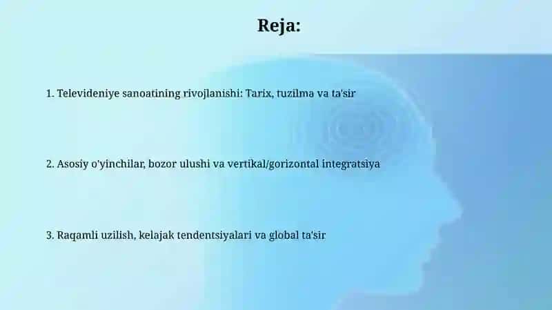 Televideniye sanoati: Tarix, tuzilma va ta'sir 2
