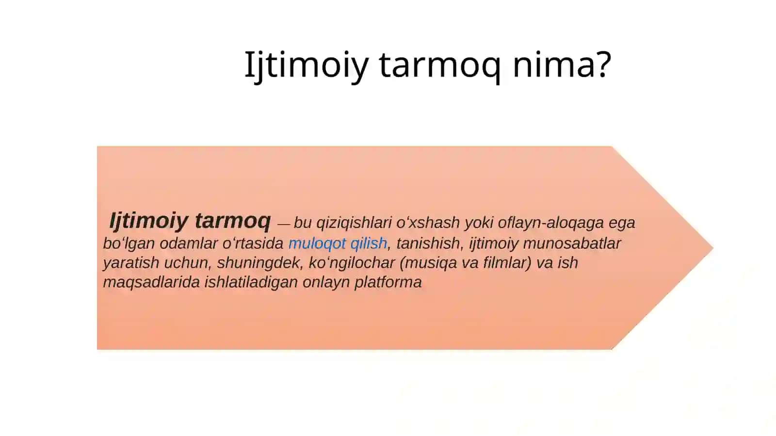 Ijtimoiytarmoqlik 2