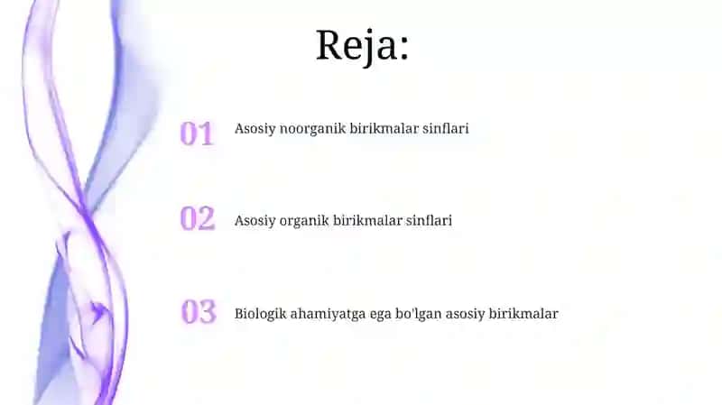 Kimyoviy birikmalar 2