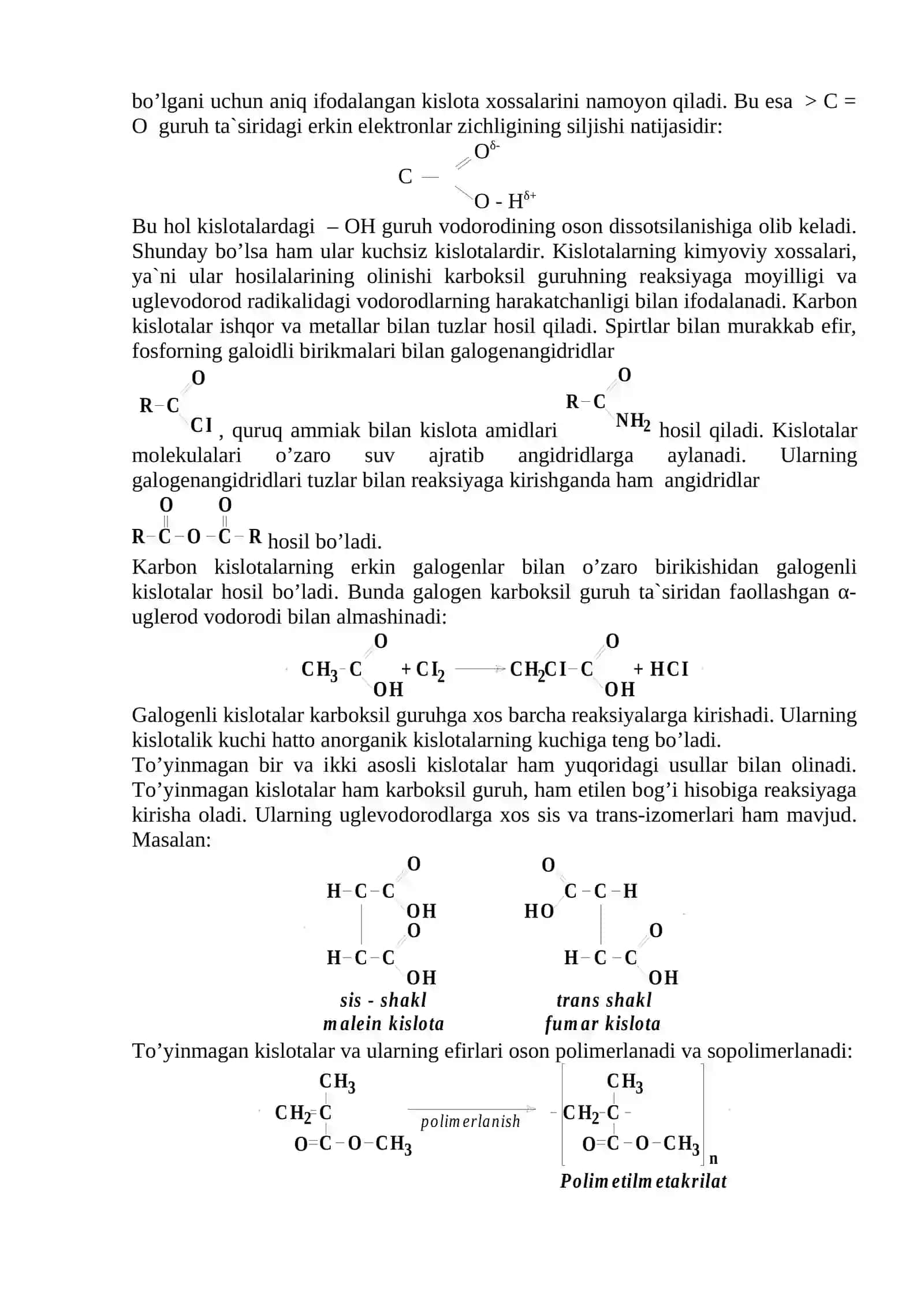 Karbon kislotalarga xos tajribalar 2