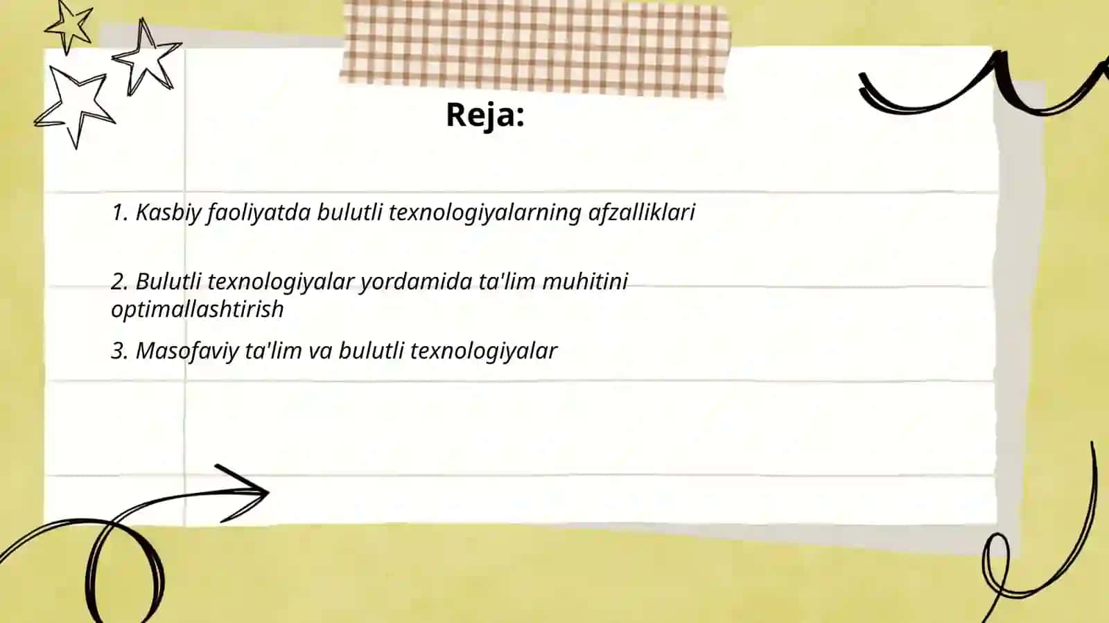 Kasbiy faoliyatda bulutli texnologiyalar va ularning ta'limiy imkoniyatlari 2