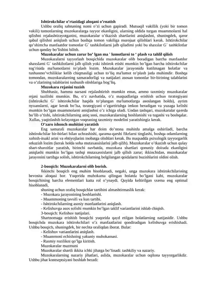 Yuridik maslahat va muzokaralarni muvaffaqiyatli olib borish mеtodikasi 2