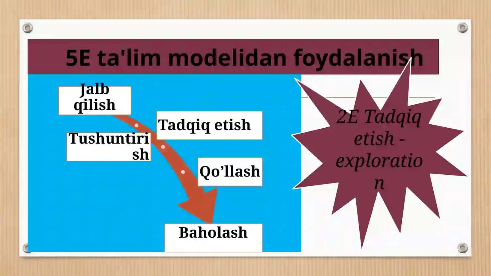Yashash muhitiga moslanishlar 2