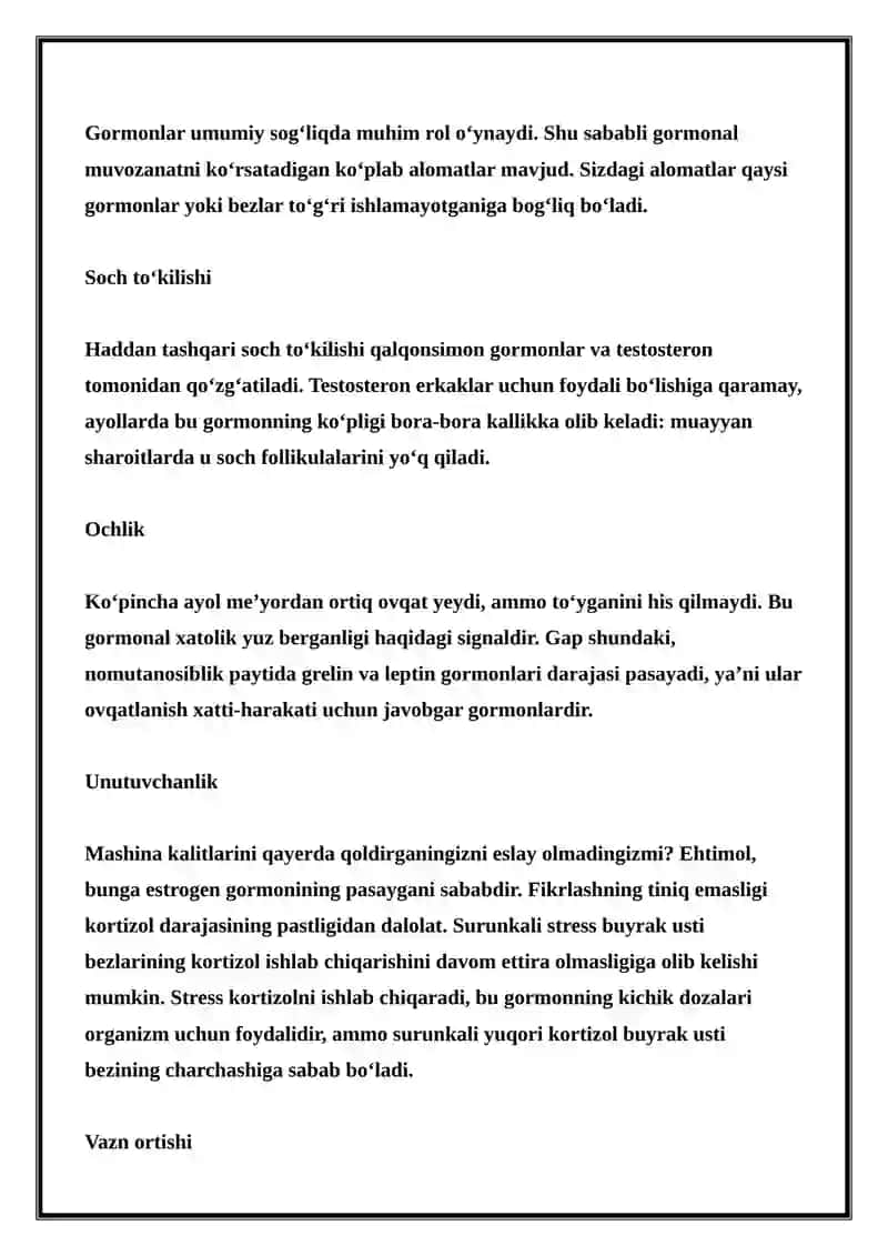 Gormonal kontratseptivlami ratssional qo'llashga klinik-farmakologik yondoshuv 2