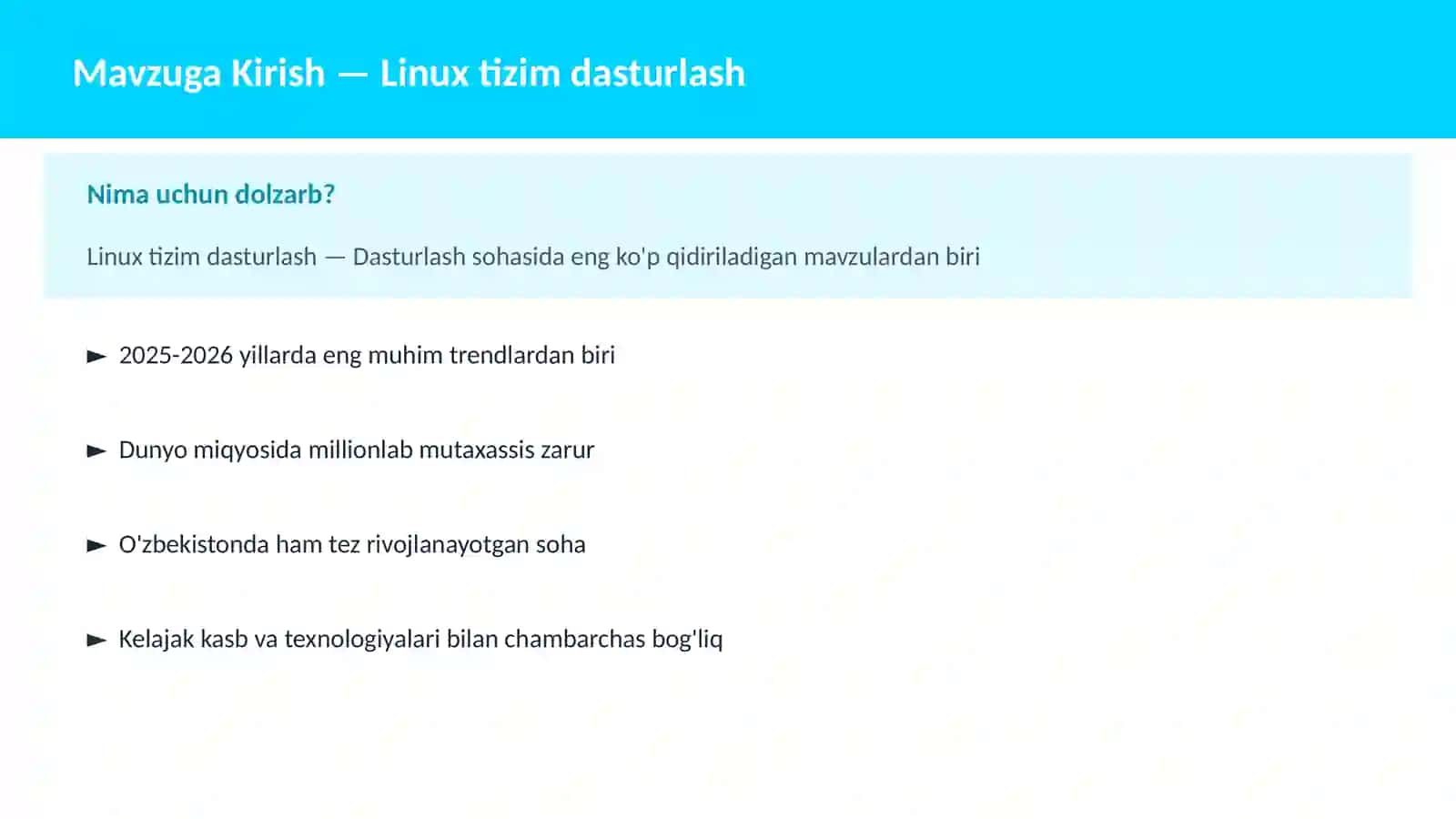 C++ VA TIZIM DASTURLASH 2