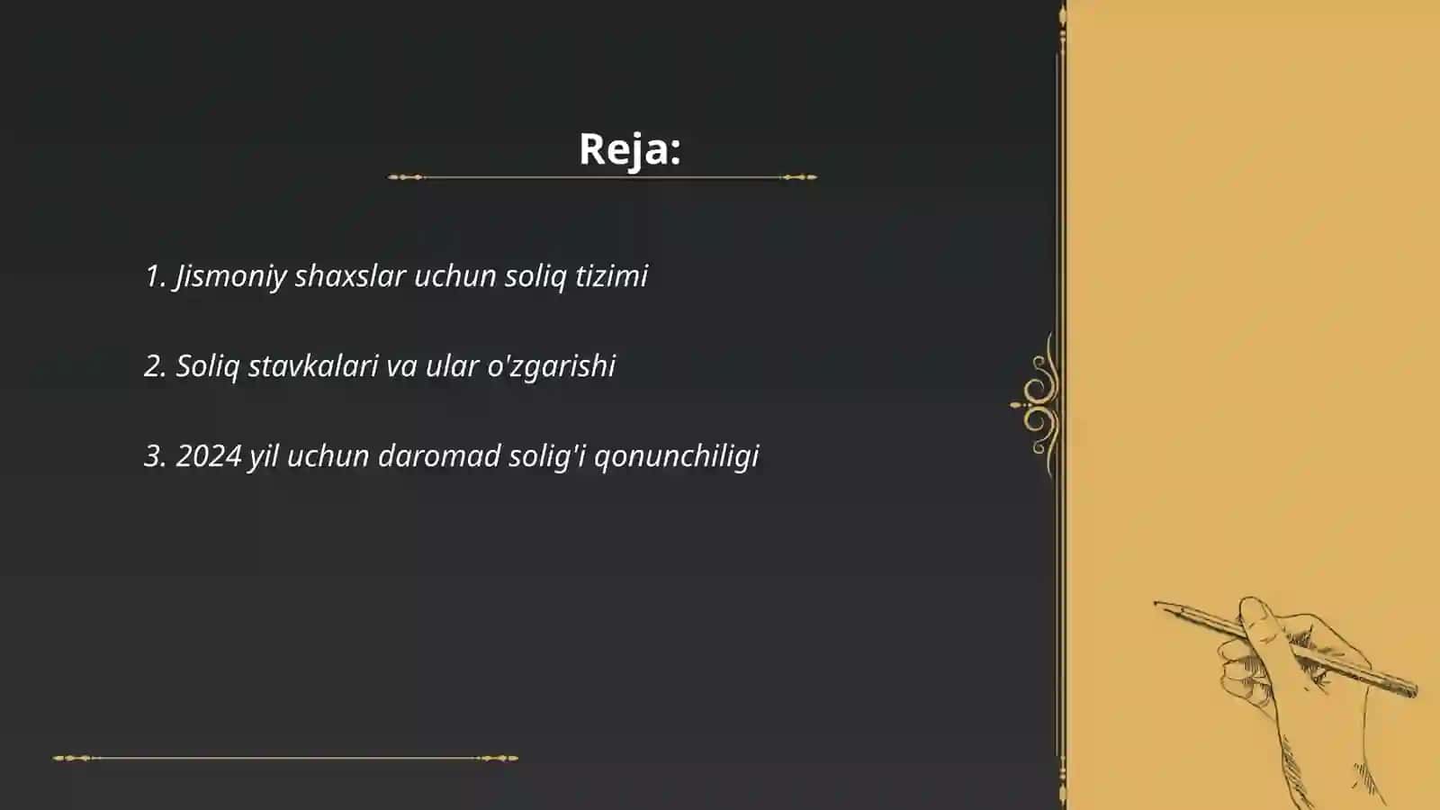 Jismoniy shaxslar uchun soliq tizimi 2