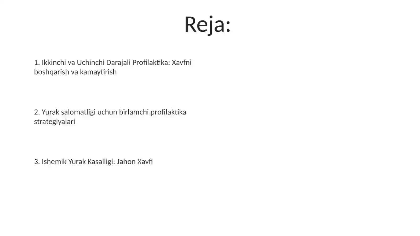 Yurak ishemik kasalliklari 2