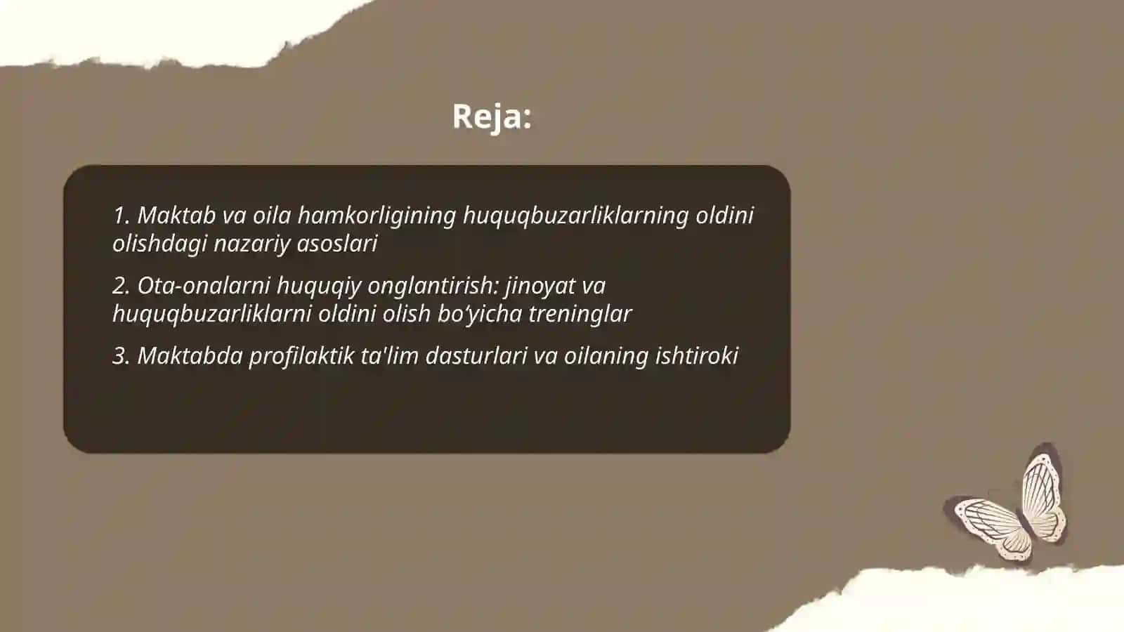 Huquqbuzarliklarning oldini olishda maktab va oila hamkorligining ahamiyati 2