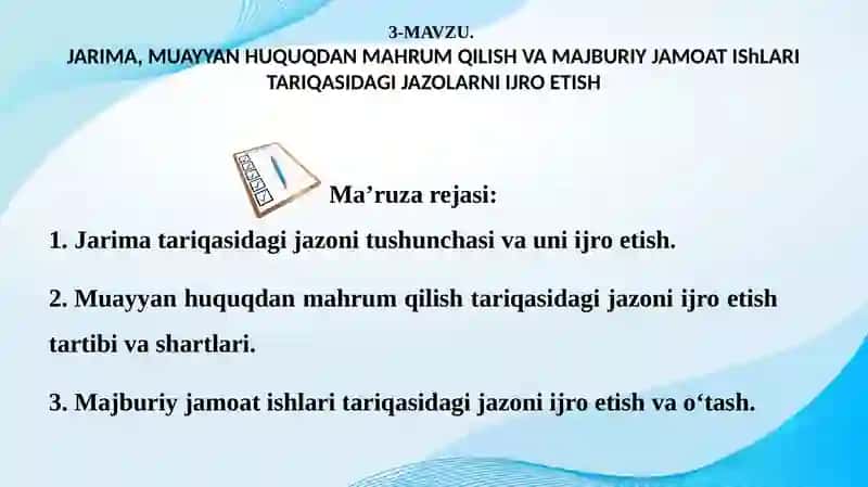 JAZOLARNI IJRO ETISH 2