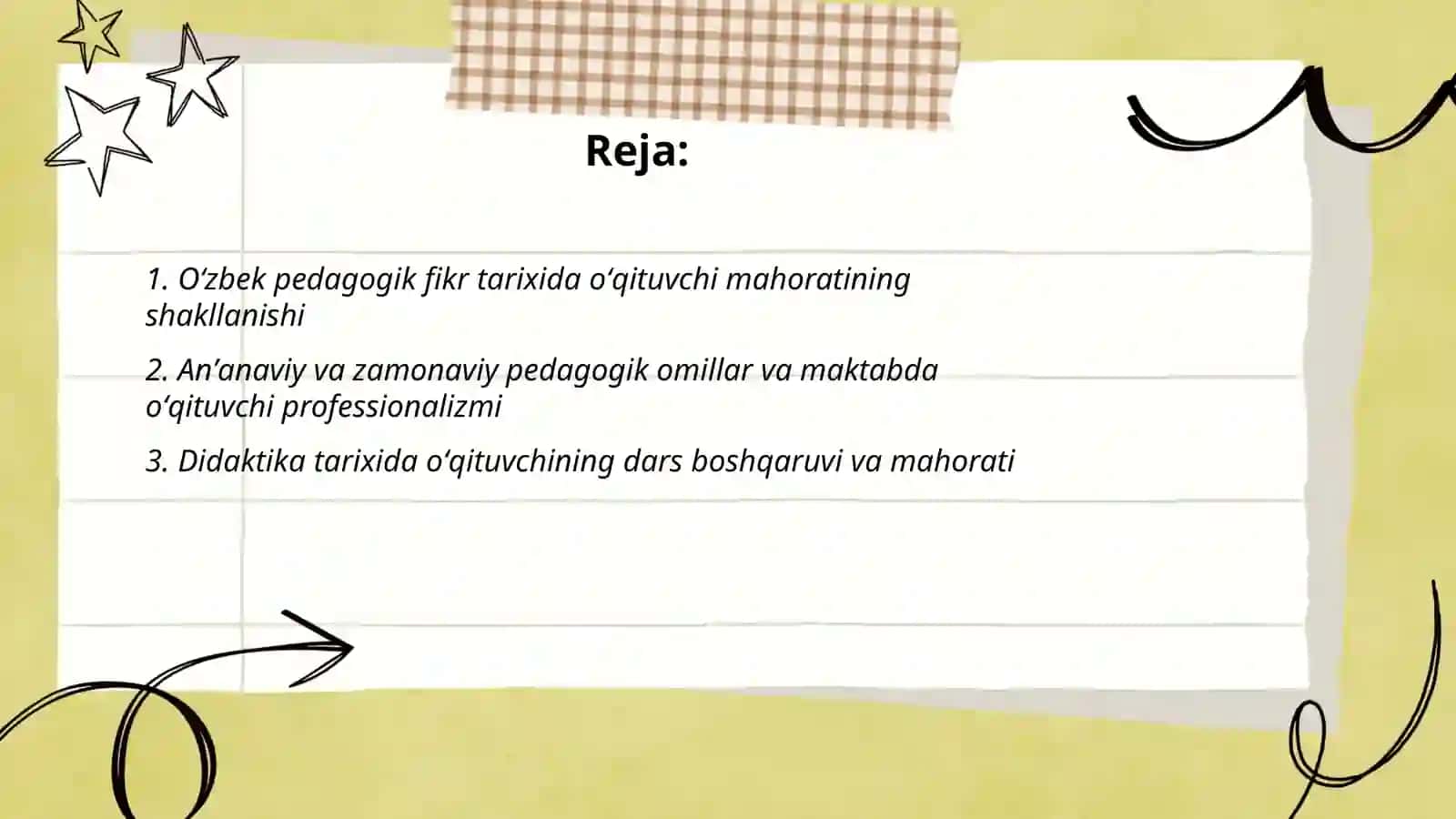 Pedagogik fikr tarixi va maktab amaliyotida òqituvchi mahorati masalalari 2