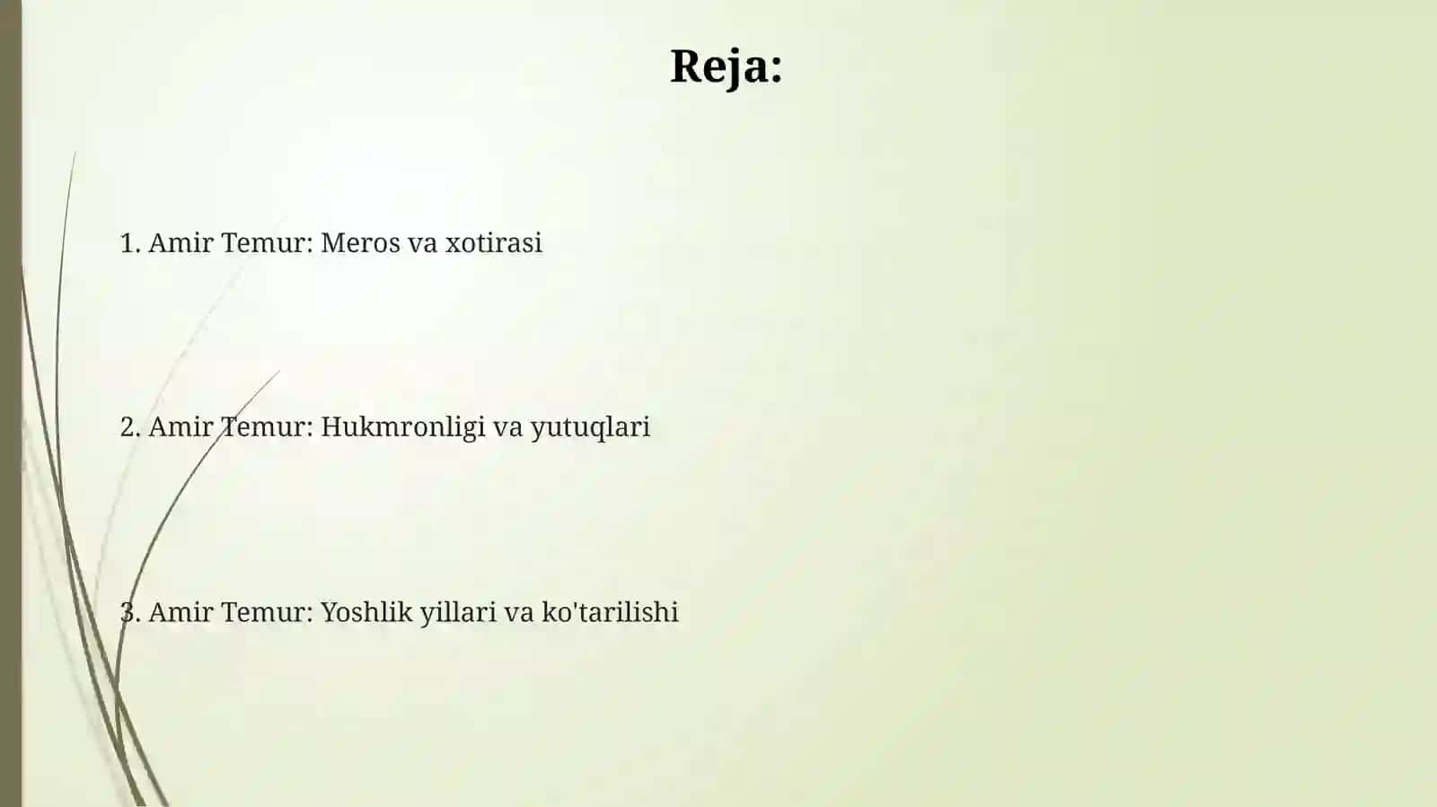 Amir Temur: Meros va xotirasi 2