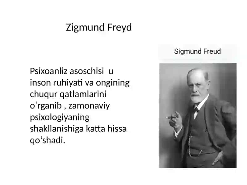 Zigmund Freyd ta'limoti 2