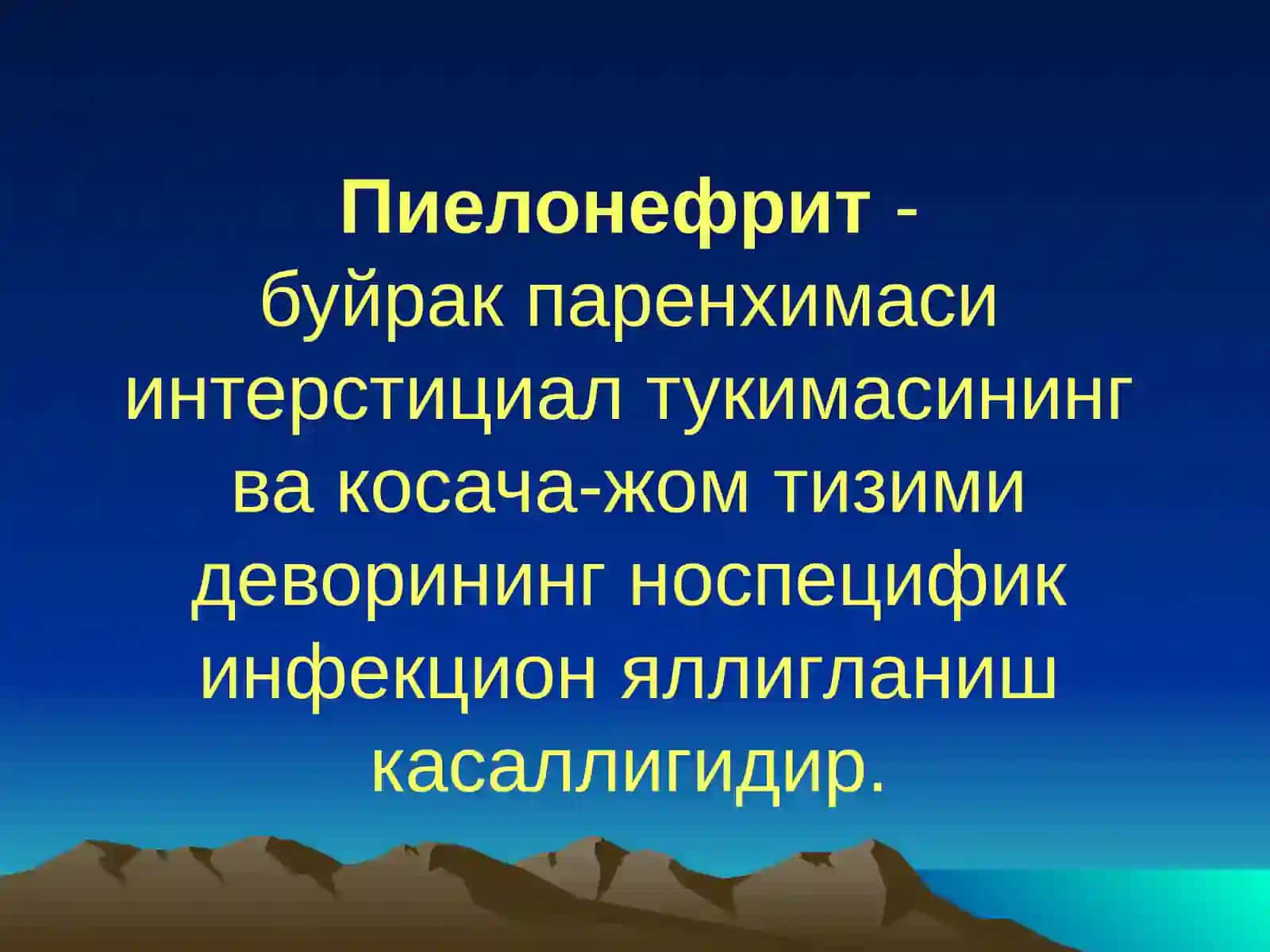ПИЕЛОНЕФРИТ 2