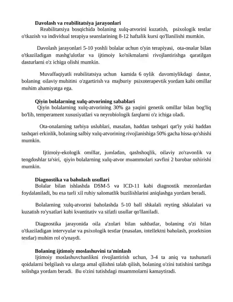 Pisixalogiyada tarbiyasi qiyn bolgan bolalar bilan ishlash 2