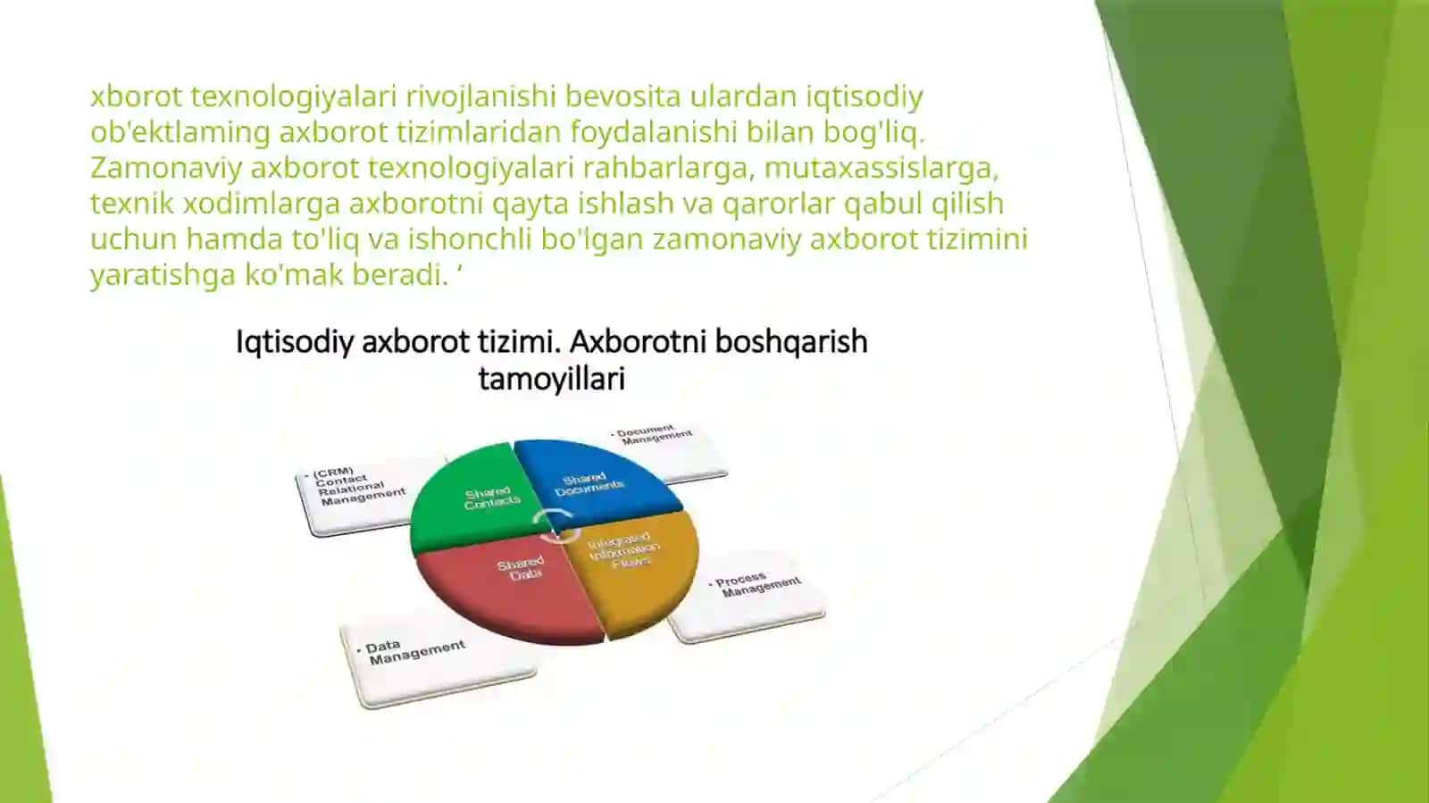 Iqtisodiyotda axborot-kommunikatsion texnologiyalari va tizimlar 2