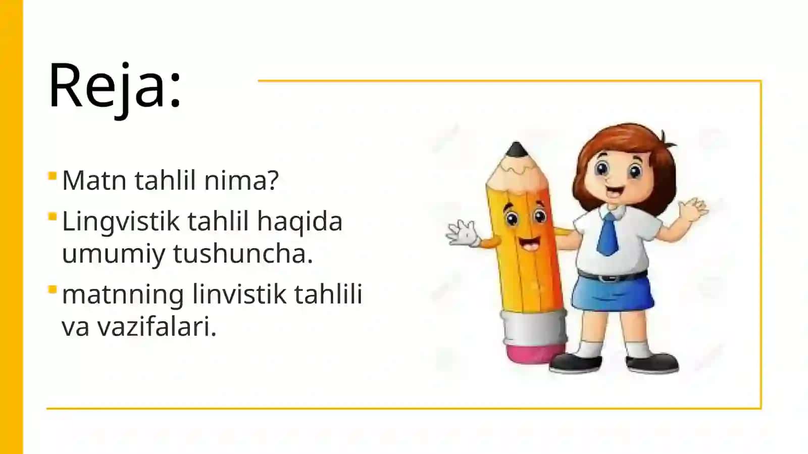 Ona tili o`qitish savodxonligi va uni o`qishtish metodikasi 2