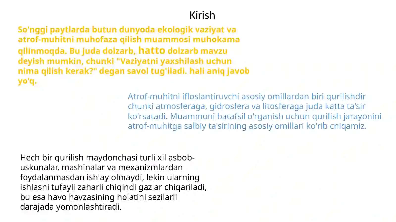 Gips ishlab chiqaruvchi korxonalarning atrof-muhitga  zararini kamaytirish. 2