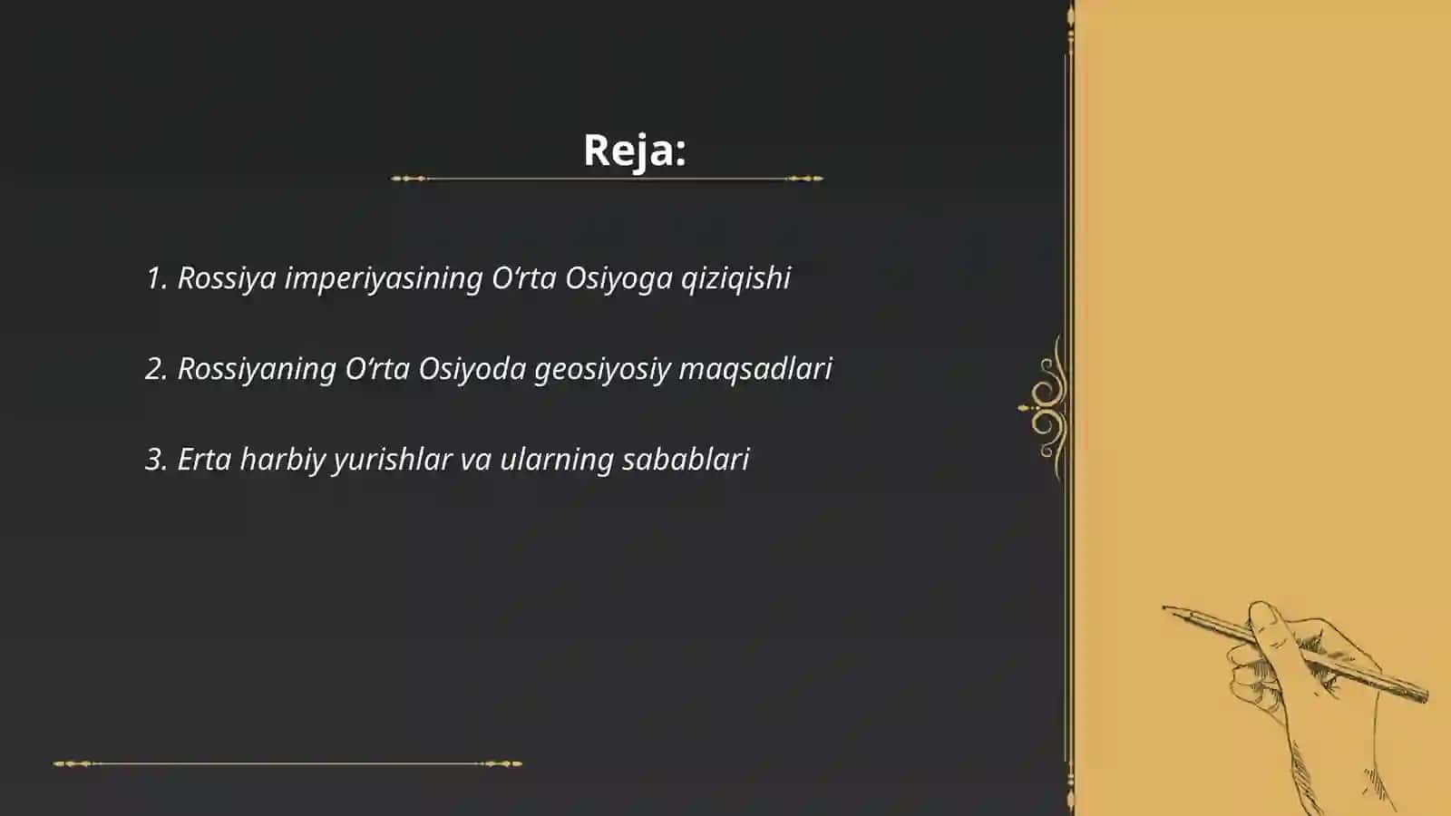 Rossiya imperiyasining O‘rta Osiyoga harbiy yurishlari 2