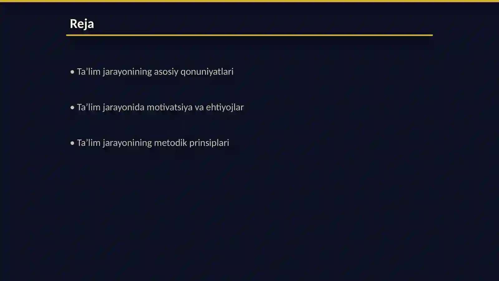 Taʼlim jarayonining qonuniyatlari va prinsiplari 2