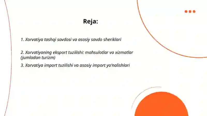 Xorvatiya Tashqi Savdo 2
