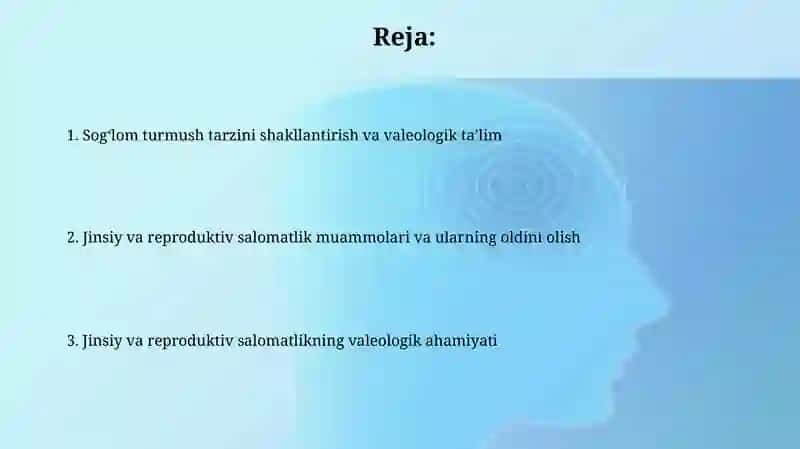 Jinsiy va reproduktiv salomatlikning valeologik ahamiyati 2