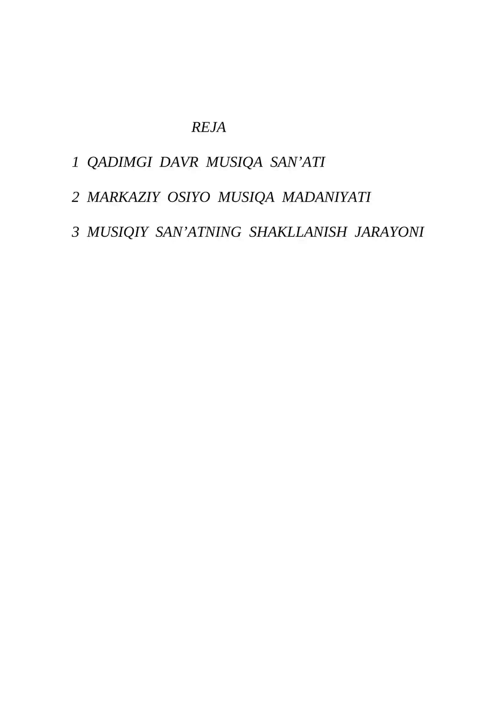 MARKAZIY OSIYONING QADIMIY MUSIQA MADANIYATI 2