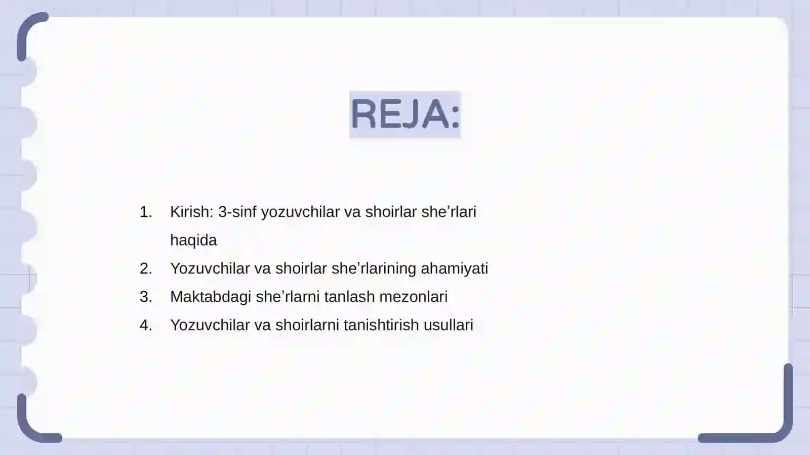 3-sinf yozuvchilar va shoirlar sheʼrlari oʻqitish 2