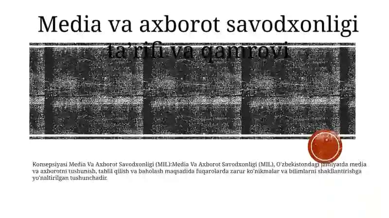 Media Va Axborot Savodxonligi Konsepsiyasi 2