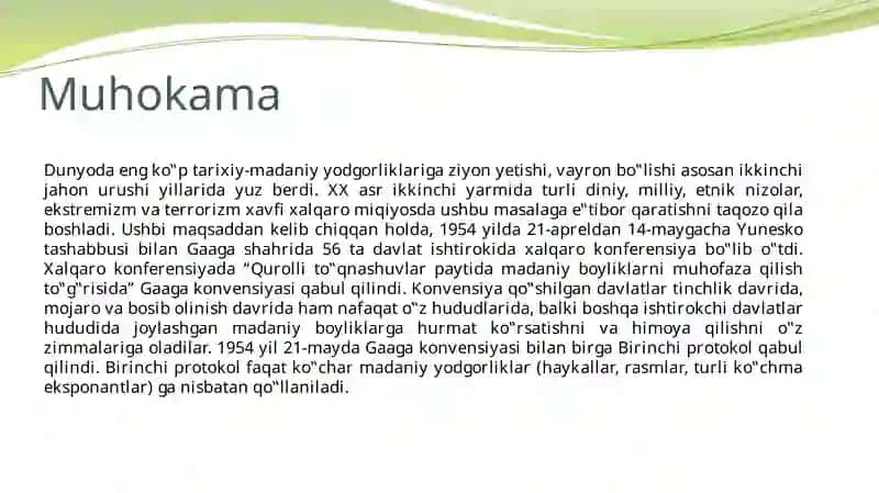 Tarixiy jarayonlarni qayta tiklash va modellashtirish 2