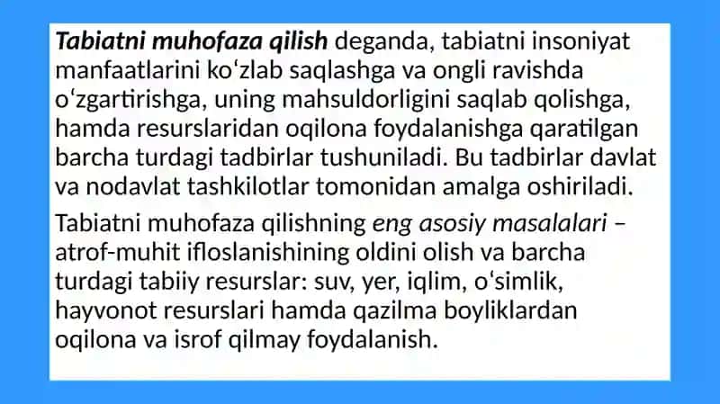 Oʻrta Osiyoning maxsus muhofaza qilinadigan hududlari 2
