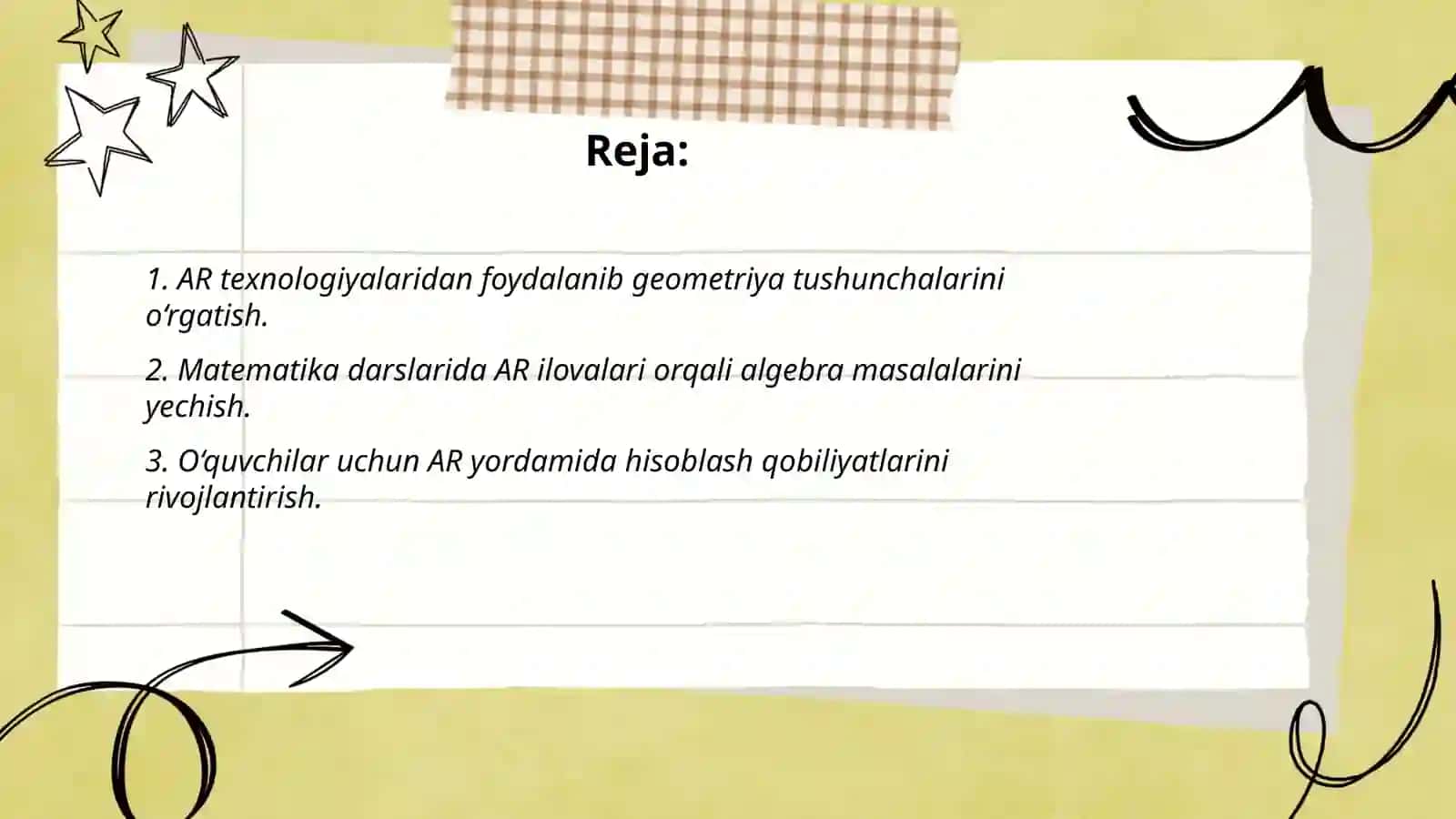 Matematik oqitishda Ar(argumental reallity) texnalogiyalaridan foydalanish 2