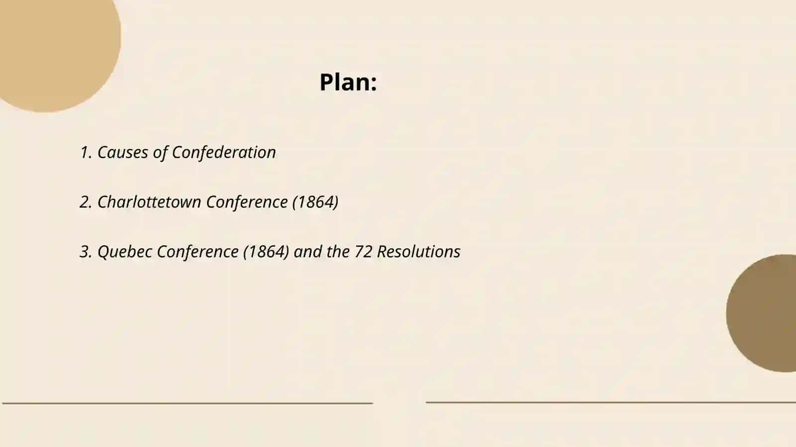 Confederation History in Canada 2