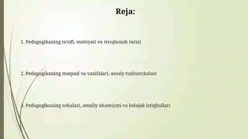 Pedagogikafani,uningmaqsadvazifalari 2