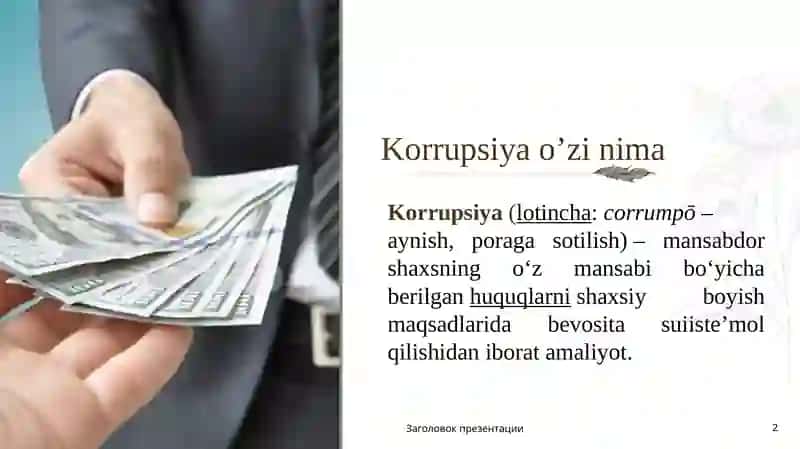Korrupsiya 2