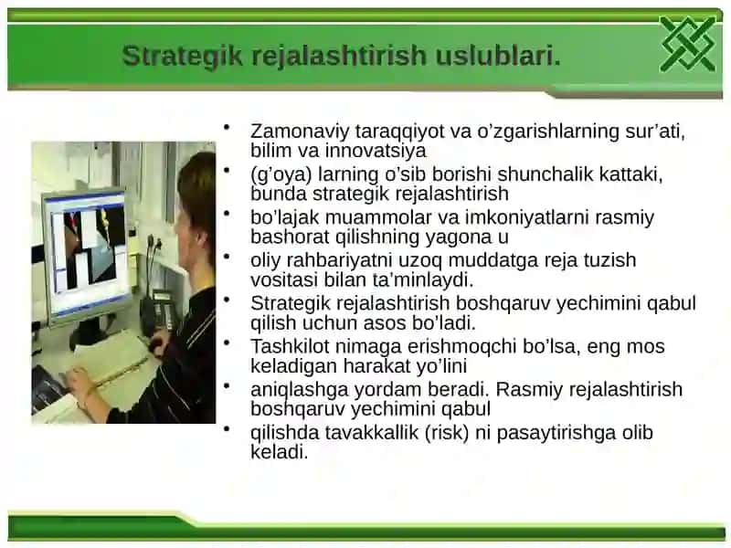 Strategik Rejalashtirish Modellari 2