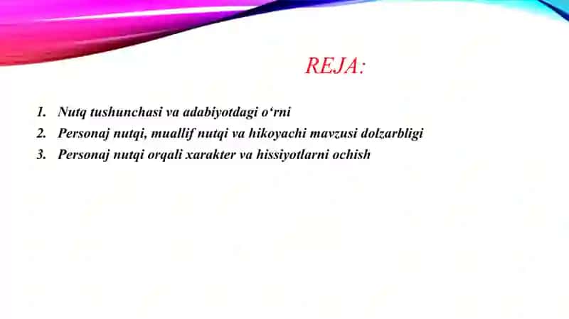 Personaj nutqi, muallif nutqi, hikoyachi (M.M.Dost "Lolazor" romani misolida) 2